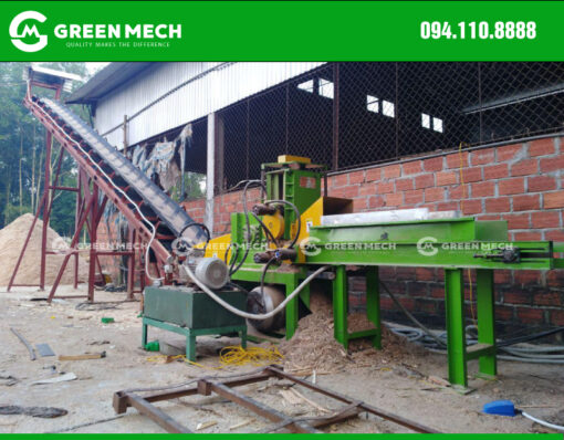 Máy nghiền gỗ 6 tấn được lắp đặt tại Lâm Đồng và đang hoạt động ổn định