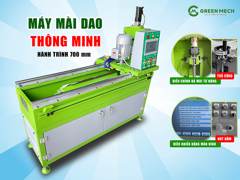 Máy mài dao thông minh HT700 có những cải tiến vượt trội hơn so với công nghệ cũ
